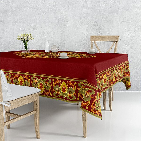 Toalha de Mesa Retangular - Vinho