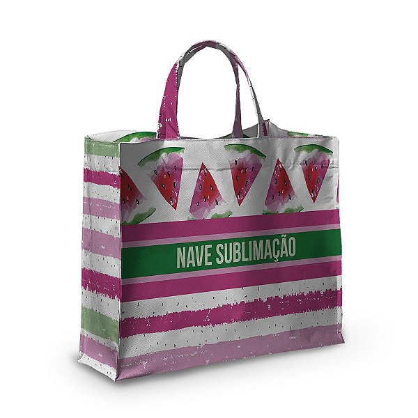 Bolsa Nave Bag Impermeável Estampas Melancia Cortada