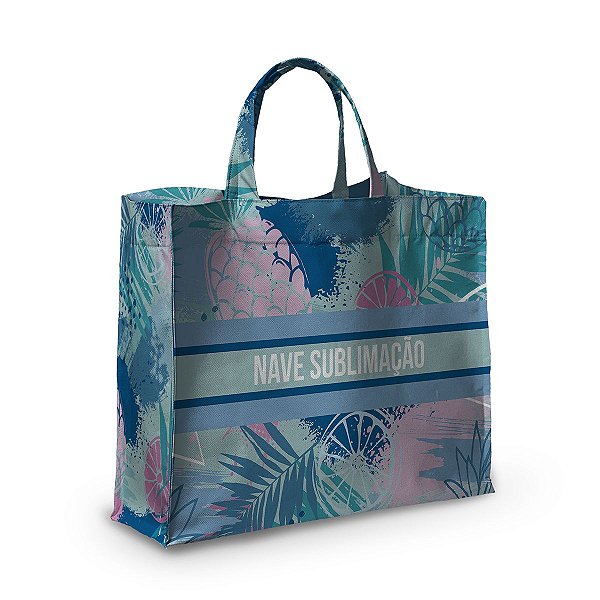 Bolsa Nave Bag Impermeável Estampas Azul Claro