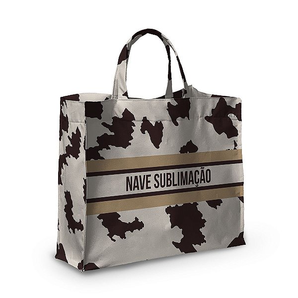Bolsa Nave Bag Impermeável Estampas Marrom e Bege