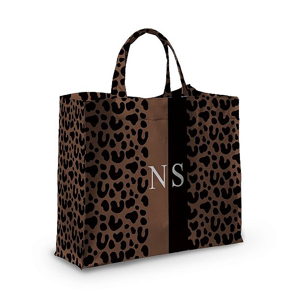Bolsa Nave Bag Impermeável Estampas Marrom/ Preto