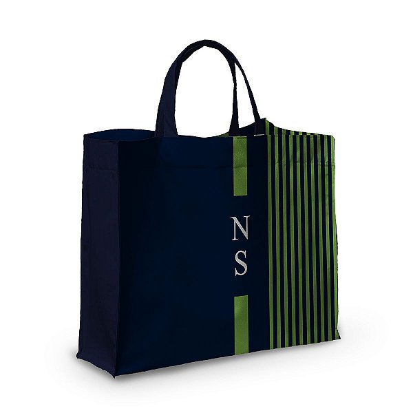 Bolsa Nave Bag Impermeável Estampas Azul e Verde