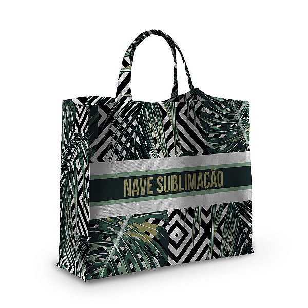 Bolsa Nave Bag Impermeável Estampas Folhas Padrao