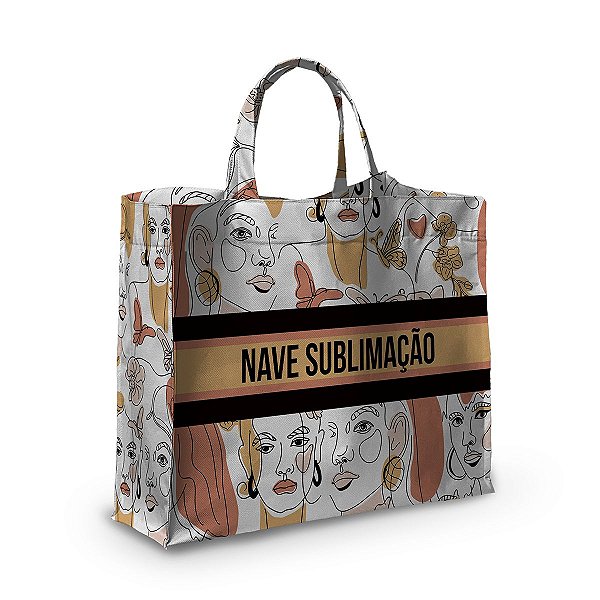Bolsa Nave Bag Impermeável Estampas Rostos