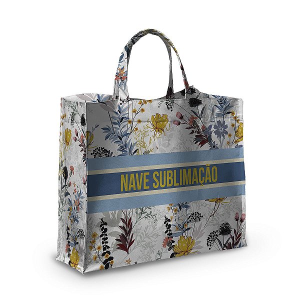 Bolsa Nave Bag Impermeável Estampas Azul/ Amarelo