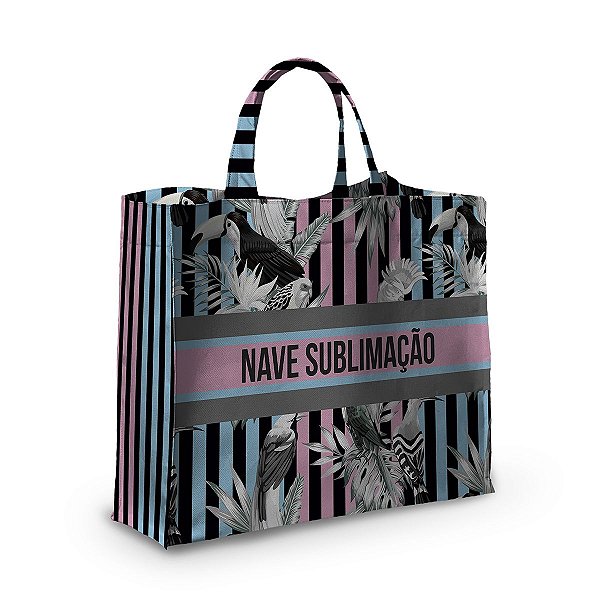 Bolsa Nave Bag Impermeável Estampas Listras Florida