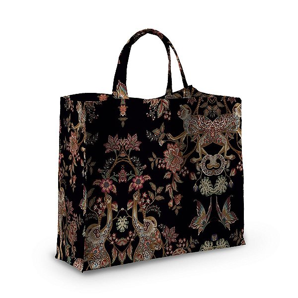 Bolsa Nave Bag Impermeável Estampas Dourado e Preto