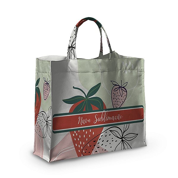 Bolsa Nave Bag Impermeável Estampas Morango