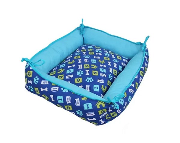 Caminha Retangular Pet - Azul Claro