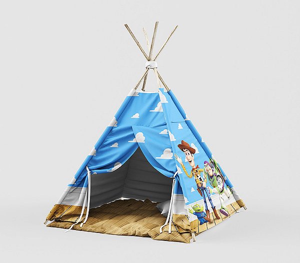Kit Cabaninha/tenda/toca Infantil para Festa do Pijama Toy Story Montessori