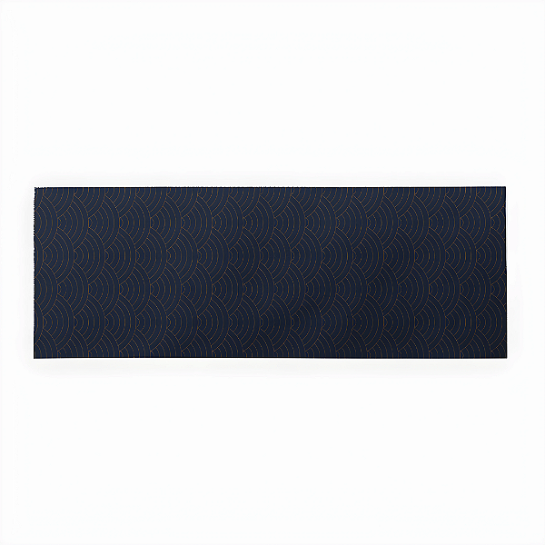 Conjunto Caminho de Mesa Estampas - Azul Marinho