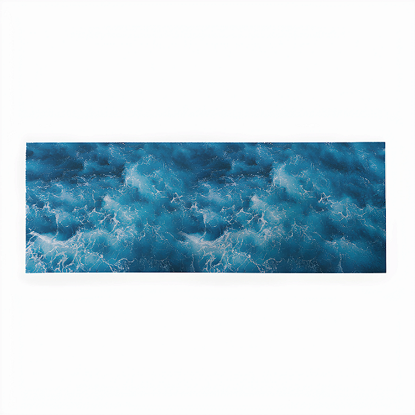 Conjunto Caminho de Mesa Estampas - Azul Mar