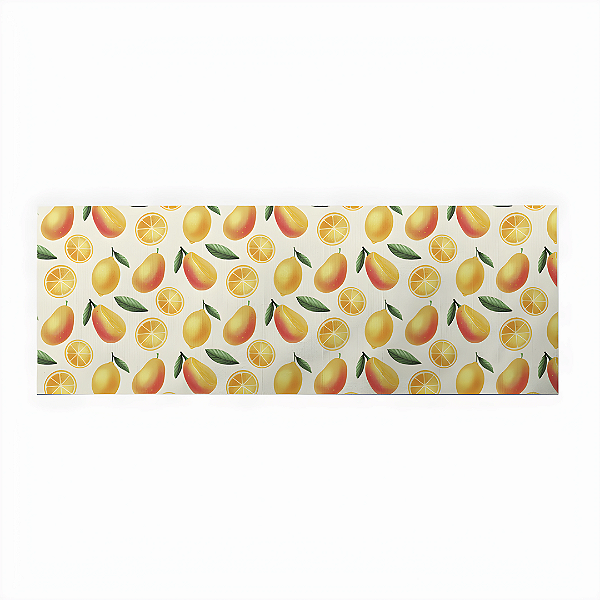 Conjunto Caminho de Mesa Estampas - Laranja
