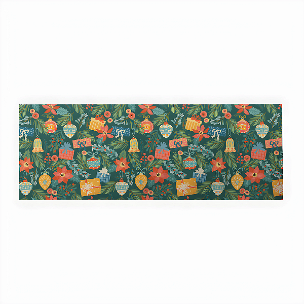 Conjunto Caminho de Mesa Estampas - Natal