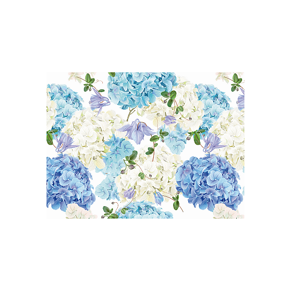 Jogo Americano Para Mesa Posta Floral Lilas