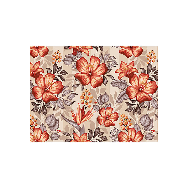 Jogo Americano Para Mesa Posta Floral Vintage