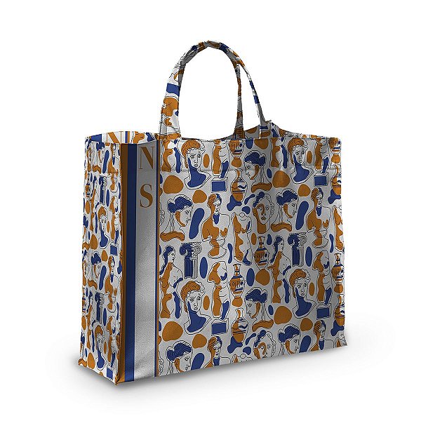 Bolsa Nave Bag Impermeável Rostos Amarelo