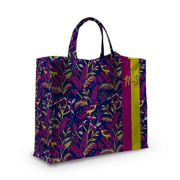 Bolsa Nave Bag Impermeável Folhas Neon