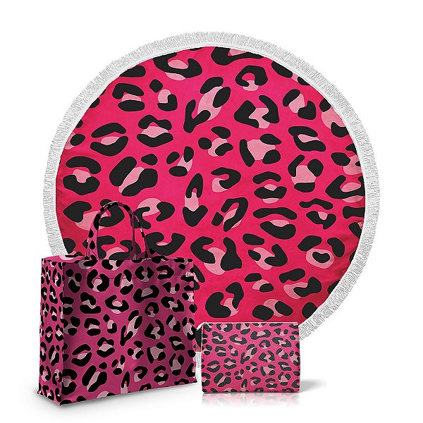 KIT NAVE SUMMER ONÇA ROSA