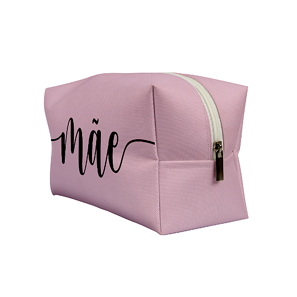 Necessaire Baú - Mãe - Rosa