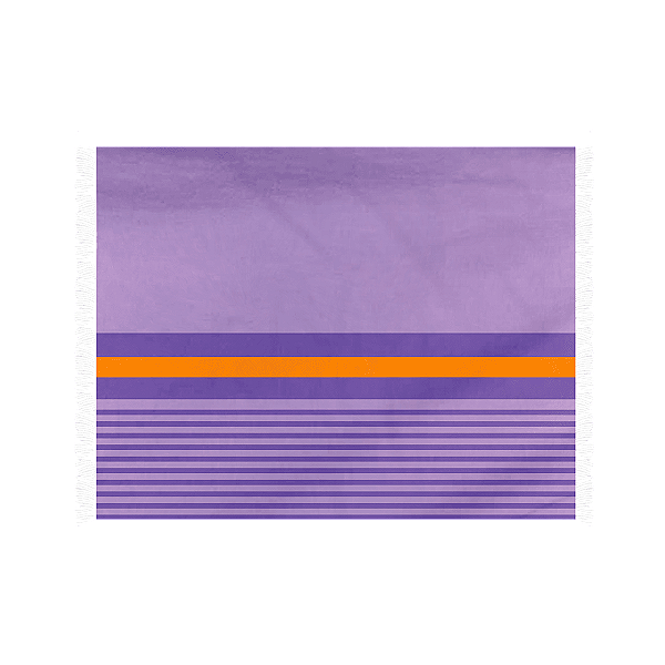 Canga Retangular - Listras Lilás