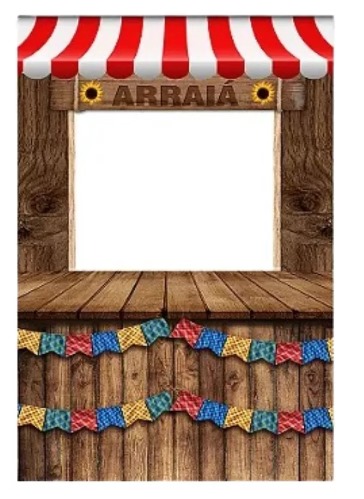 Painel Decorativo interativo vazado Junino