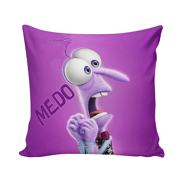 Almofada quadrada Personalizada - Filme Divertidamente medo
