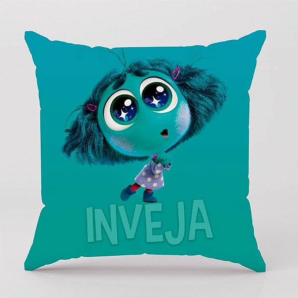 Almofada quadrada Personalizada - Filme Divertidamente 2 inveja