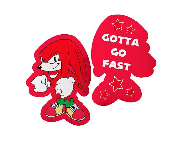 Almofada Personalizada - Boneco Knuckles 3D