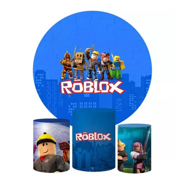 Kit Veste Facil Festa - Roblox azul
