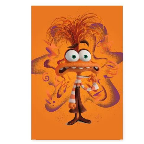 Painel Decorativo Divertidamente 2 Ansiedade