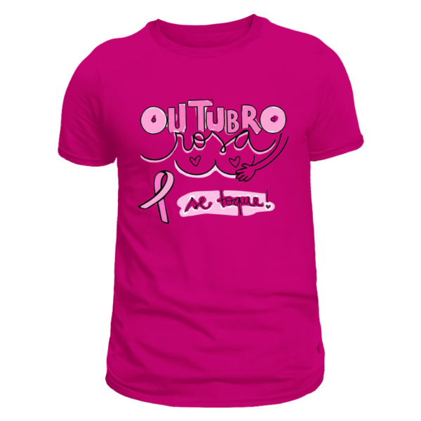 Camiseta/blusa Outubro rosa