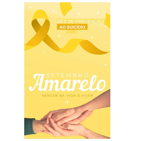 Painel Decorativo Vertical  - Setembro Amarelo 2024
