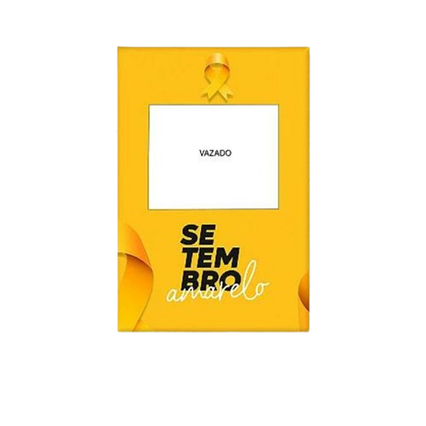 Painel Decorativo interativo vazado Setembro Amarelo