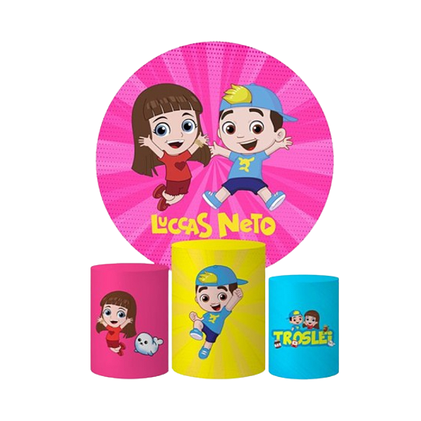 Kit Veste Facil Festa -  Luccas Neto e Gigi Rosa