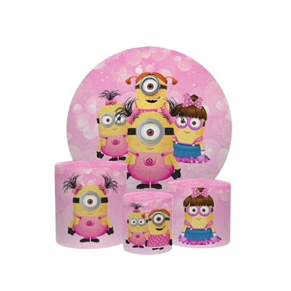 Kit Veste Facil Festa -  Minions Rosa