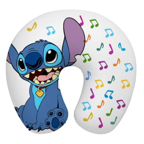 Almofada Para Pescoço Travesseiro Infantil Stitch