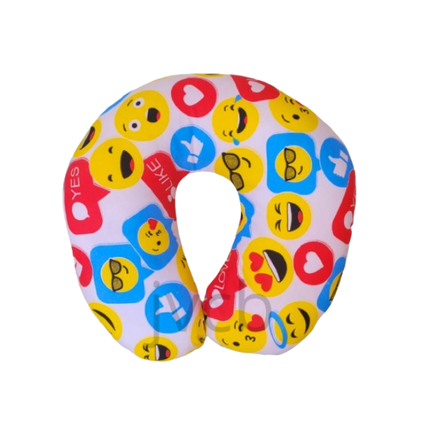 Almofada Para Pescoço Travesseiro Infantil Emojis
