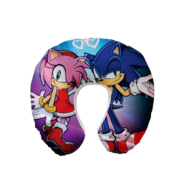 Almofada Para Pescoço Travesseiro infantil Sonic