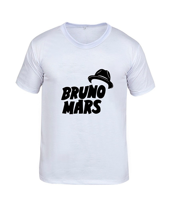 Camiseta Show Bruno Mars branco 2024