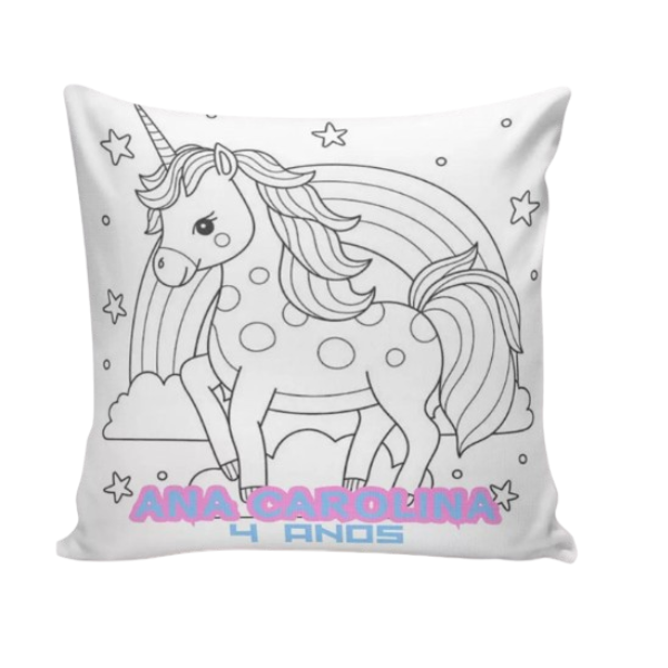 Almofada de pintar Unicornio