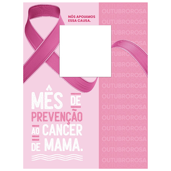 Painel Decorativo vazado Outubro rosa