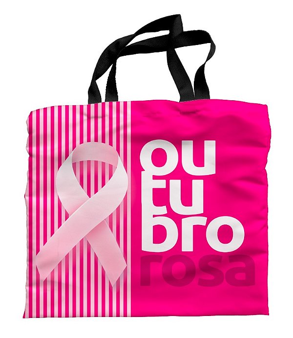 Bolsa Ecobag Outubro rosa 2024