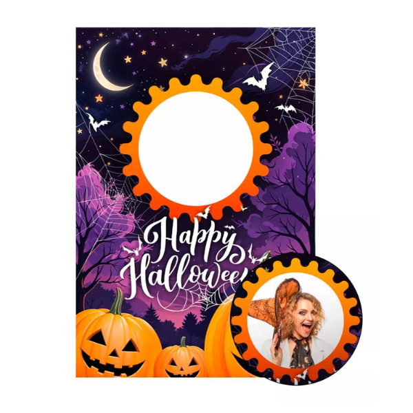 Painel Decorativo interativo vazado Halloween Noite