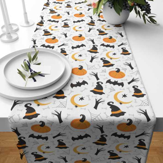 Caminho de Mesa - Halloween Aboboras