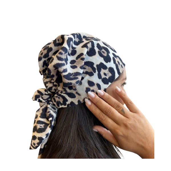 Lenço Touch headband - Onça preta