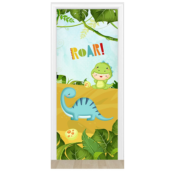 Capa De Porta Decorativo Tecido 0,85x2,10m - Roar