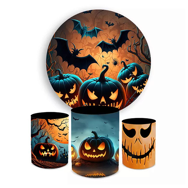Kit Veste Facil Festa - Halloween Morcegos 2