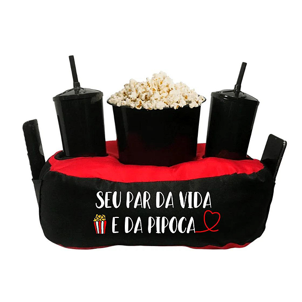 Almofada Porta Pipoca Casal - Seu par da vida promoção