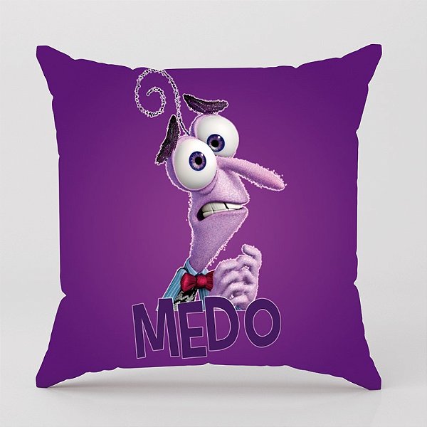 Capa de Almofada Decorativa Divertidamente Medo promoção